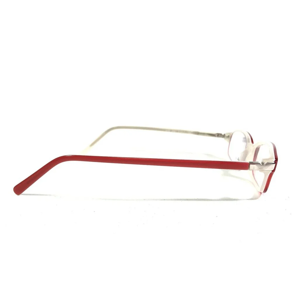 Emporio Armani Eyeglasses Frames 658 595 Red White Rectangular 51-17-135
